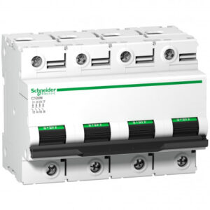 A9N18375 Schneider C120N disjoncteur tétrapolaire Schneider 100 A – 4P – courbe C – 10kA – A vis